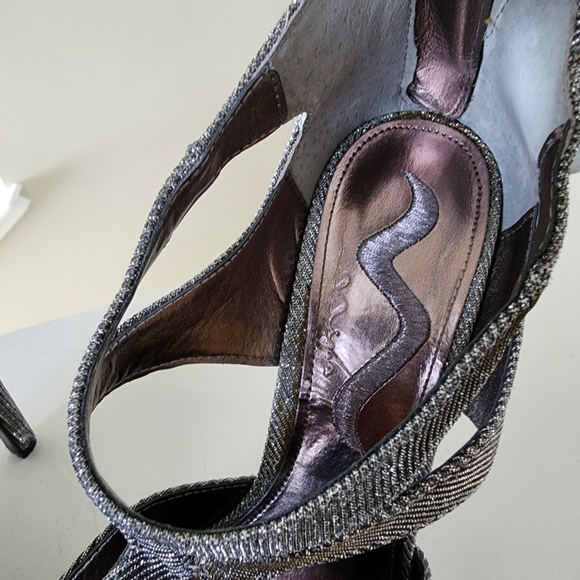 Nina Metallic Heels - Picture 2 of 3